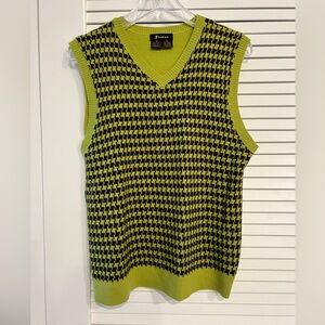 Men’s Urban Outfitters FINK Brand Houndstooth Vest XL